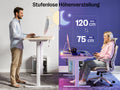 Maidesite Rainbow - Smart höhenverstellbarer Tisch mit RGB-Lichtleiste