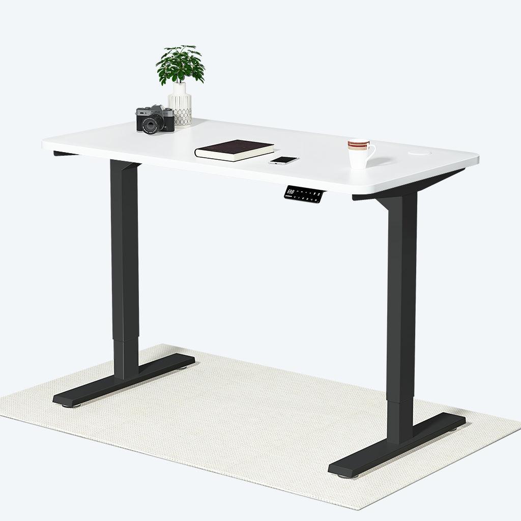 Schwarz+Weiß- Elektrisch Höhenverstellbarer Schreibtisch