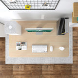 Maidesite Stabile Tischplatte 140 x 70cm und 120 x 60cm , DIY Schreibtischplatte Bürotischplatte - Maidesite
