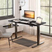 Schwarz-Elektrisch höhenverstellbarer Schreibtisch für das Home Office
