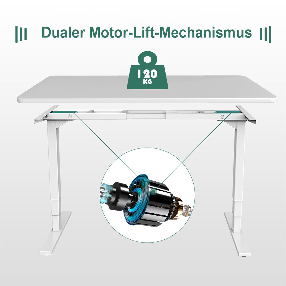 Maidesite S2 Pro Plus - Elektrisch Höhenverstellbarer Schreibtisch 160x80 cm