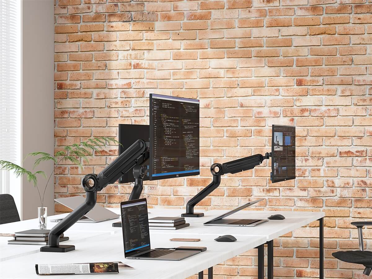 Monitorarm aus Aluminium Tischhalterung Einzelarm