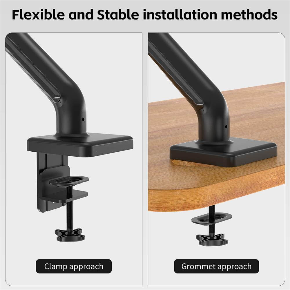 Monitorarm aus Aluminium Tischhalterung Einzelarm